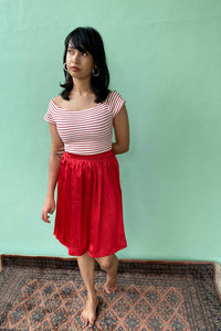 Amaryllis Red Skirt