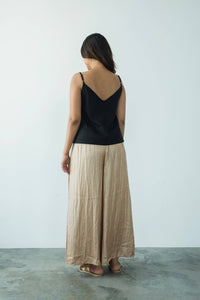 MENDES CEYLON - Summer Linen Camisole Black