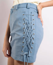 Load image into Gallery viewer, Lace-up Mini Skirt
