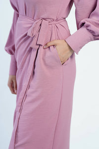 UDDAMI Midi Dress : Pink