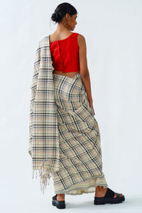Urban Drape Smoke on the Water Handwoven Saree