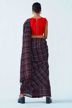 Load image into Gallery viewer, Urban Drape Back to Black Handwoven Saree

