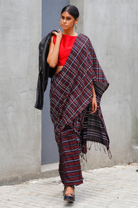 Urban Drape Back to Black Handwoven Saree