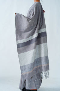 Urban Drape White Riot Saree