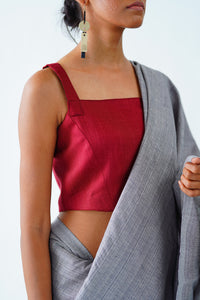 Urban Drape White Riot Saree