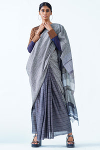 Urban Drape Blackwater Handwoven Saree