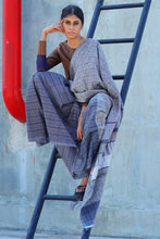 Load image into Gallery viewer, Urban Drape Blackwater Handwoven Saree
