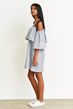 Load image into Gallery viewer, Off-Shoulder Dress -Stripe - Fashion Market.LK
