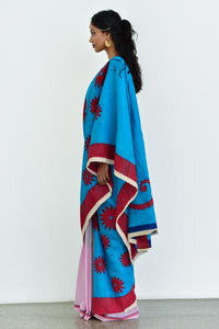 Urban Drape Paisley Mint Saree - Fashion Market.LK