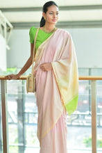 Load image into Gallery viewer, Urban Drape Peach Coral Saree - Fashion Market.LK
