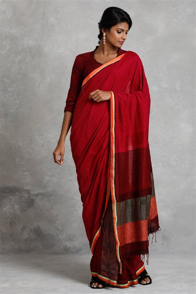 Urban Drape Scarlet Rays Saree