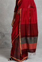 Load image into Gallery viewer, Urban Drape Scarlet Rays Saree
