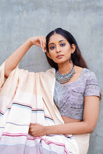 Load image into Gallery viewer, Urban Drape Paler Tones Of Nude Handwoven Saree
