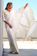 Load image into Gallery viewer, Urban Drape  Serenity Handwoven Saree
