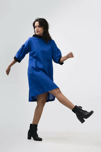 Ridhi Mini Dress - Cobalt Blue