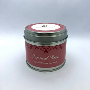 Sensual Rose Scented Candle