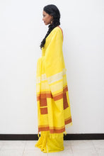 Load image into Gallery viewer, Urban Drape Yellow Space Saree - Fashion Market.LK
