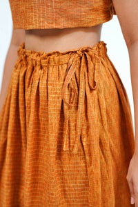 Apricot Scrunch Skirt