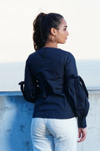 Load image into Gallery viewer, UDDAMI Puff Sleeve Top : Black
