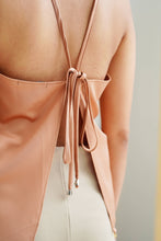 Load image into Gallery viewer, TAPROBANA COPPER SAND CAMISOLE TIE UP TOP
