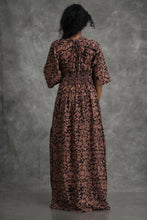 Load image into Gallery viewer, Kimono Dress - Batik - Brown and Black
